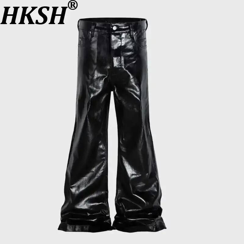 Leather Work Jeans - HKSH Pantaloni in denim da uomo