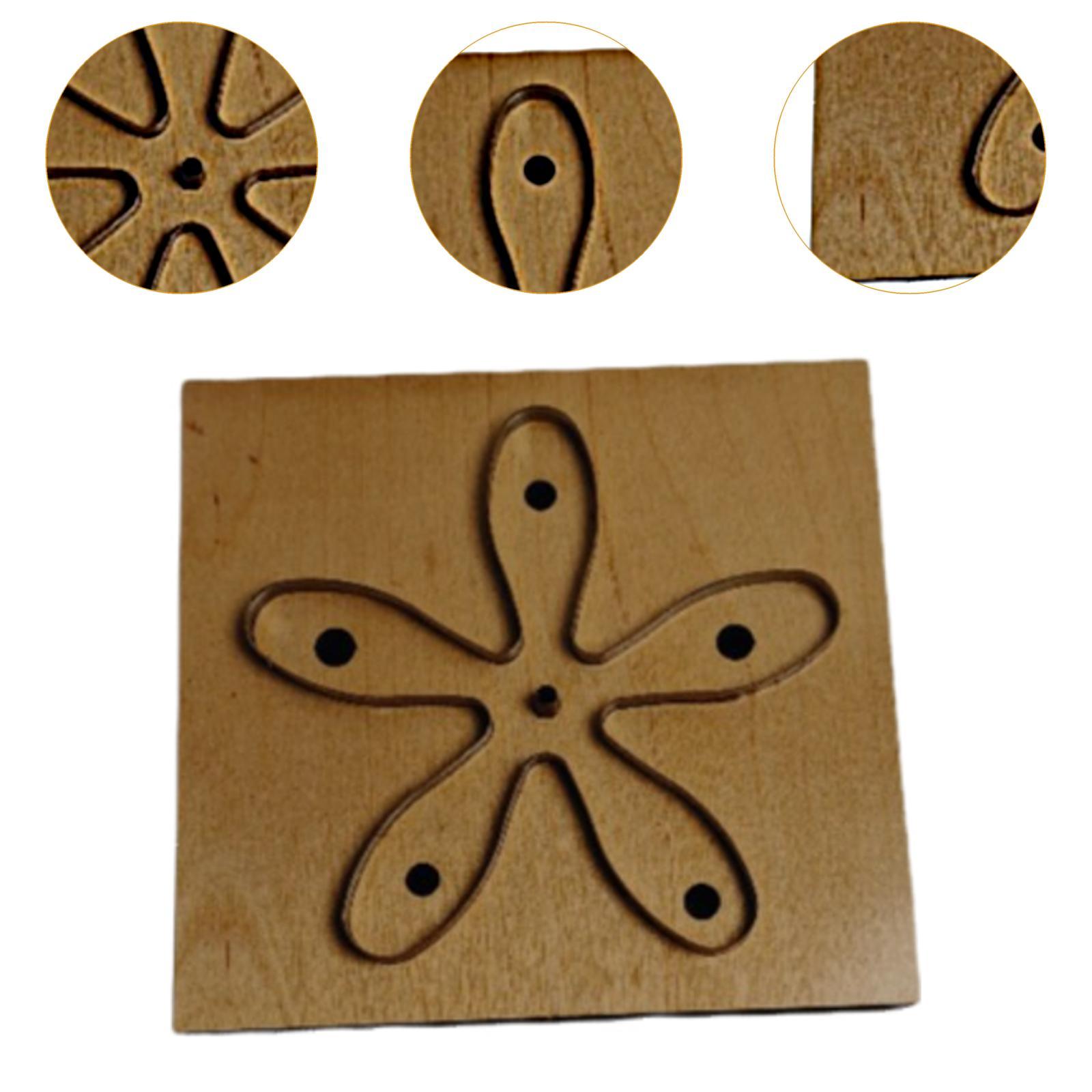 Leatherwork Templates - Set di Stampi in Legno e