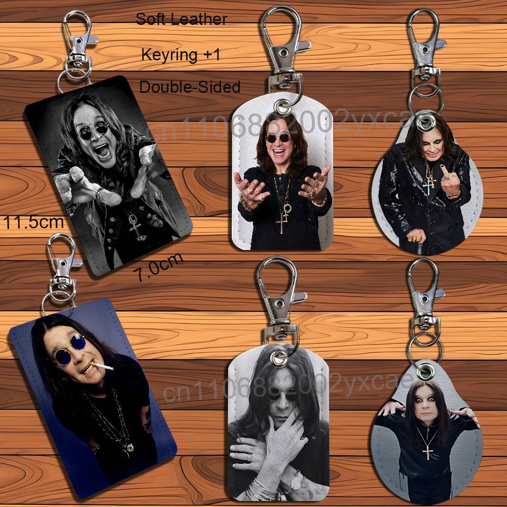 Leather Works - Porta tessere nero Ozzy per carte
