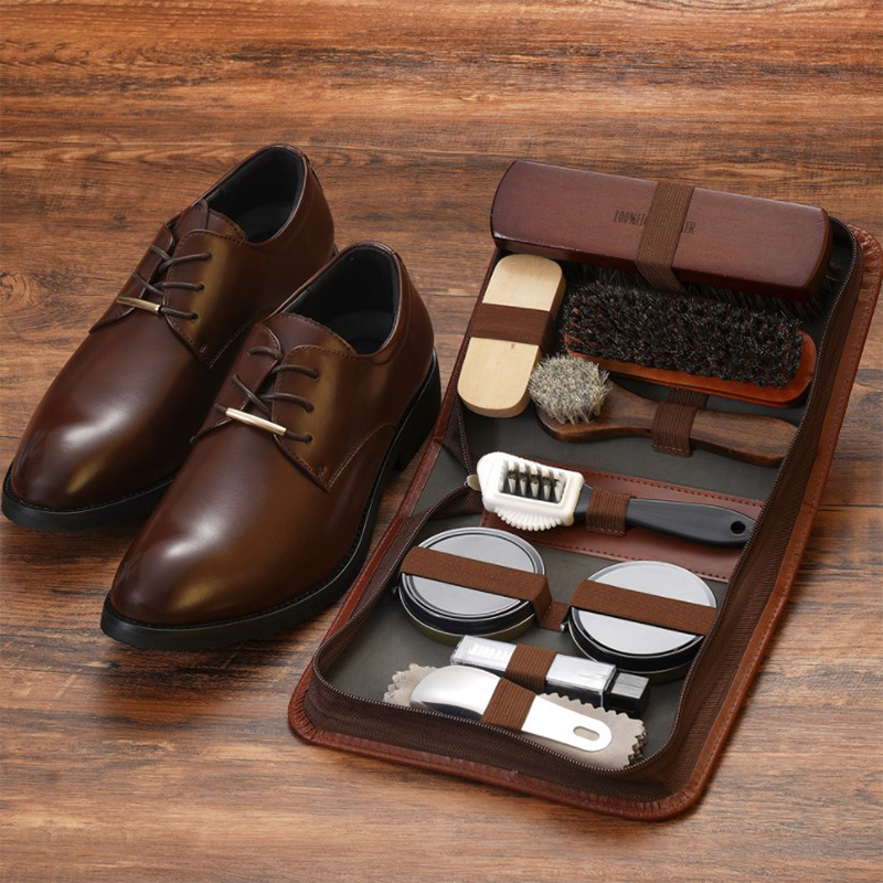 Leatherwork Kit - Set di spazzole per scarpe HorseHair