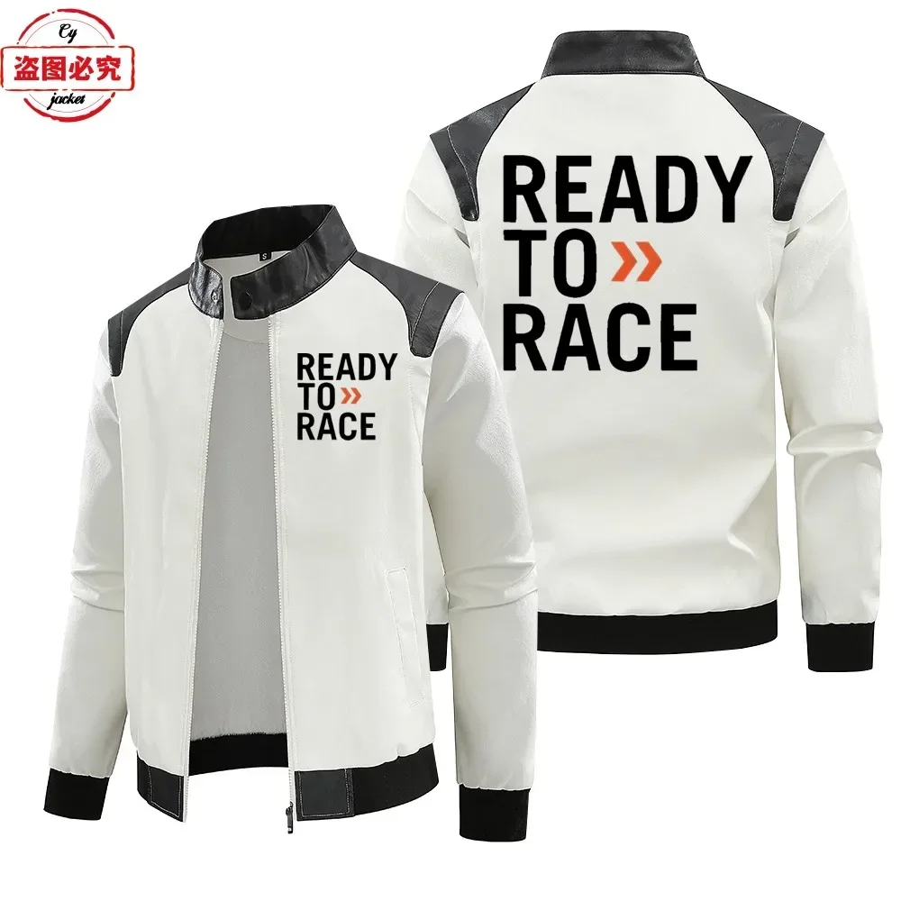Leather Work Jacket With Hood - Giacca in Pelle con Cappuccio per