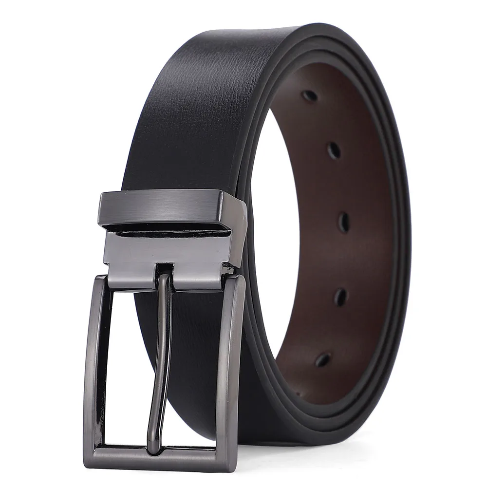 Leather Work Jeans - Cintura da uomo con fibbia ad