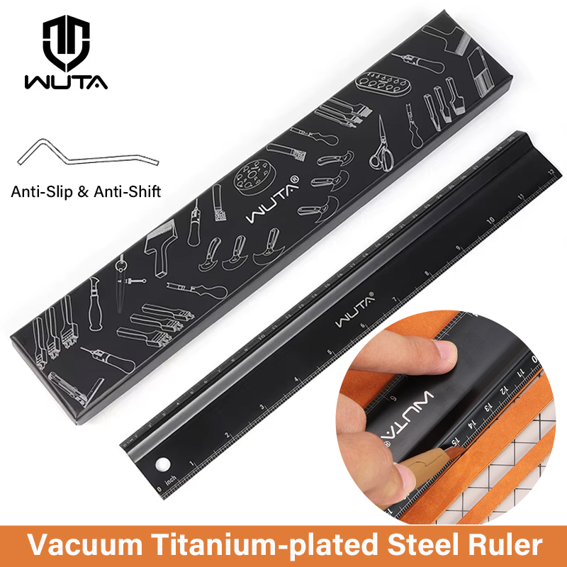 Leatherwork Ruler - WUTA Righello da taglio in pelle