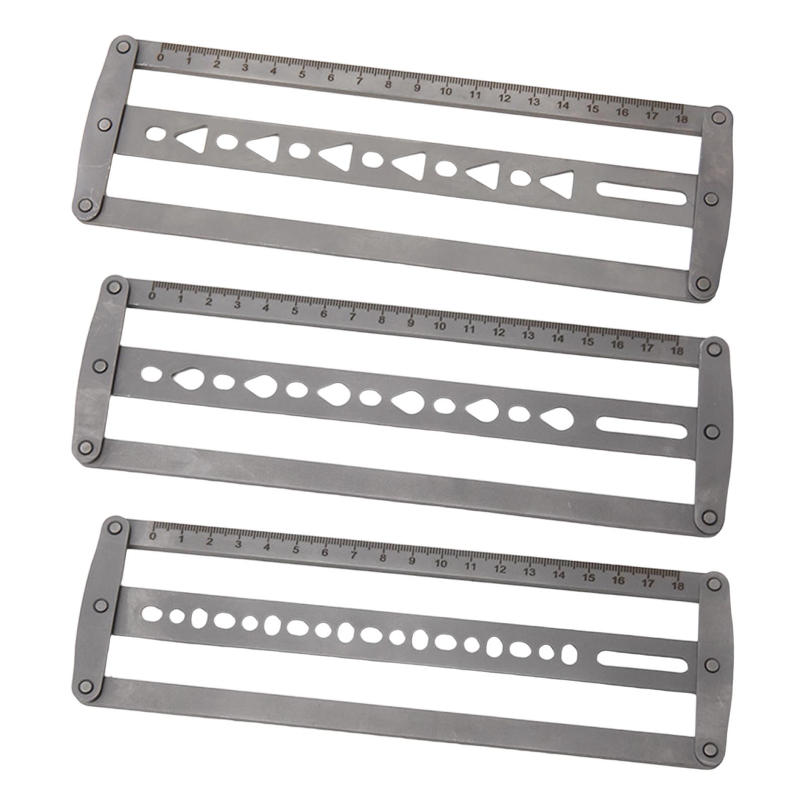 Leatherwork Ruler - Righello ausiliario per il posizionamento della