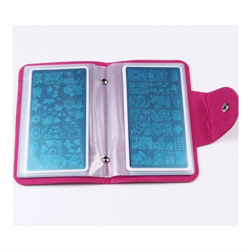 Leatherwork Templates - 1 pz grande rettangolare nail art