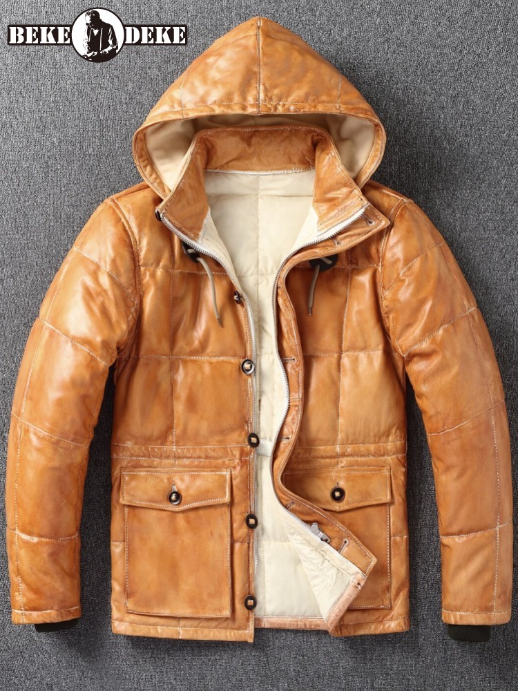Giacca Invernale da Uomo in Ve - Leather Work Jacket With Hood recensione e prezzo