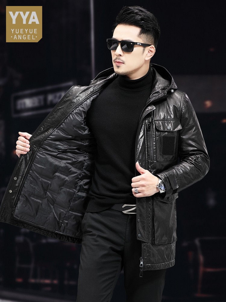 Cappotto invernale da uomo cal - Leather Work Jacket With Hood recensione e prezzo