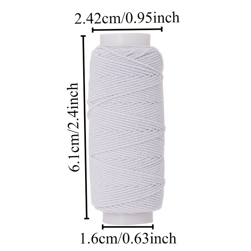 20m Nero Bianco Filo Elastico  - Waxed Thread Linen recensione e prezzo
