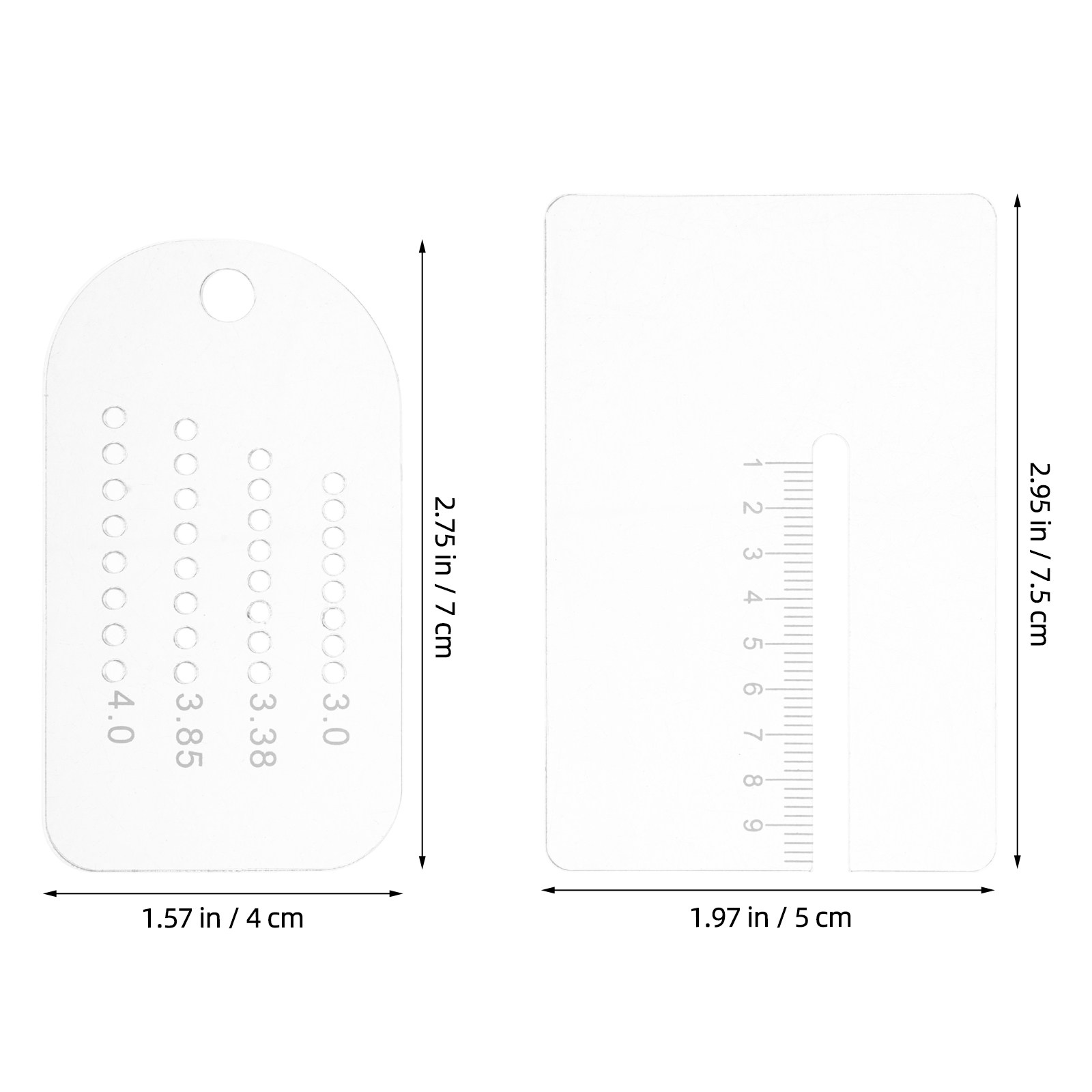 2 Pezzi Guida per Foratura, Ri - Leatherwork Ruler recensione e prezzo