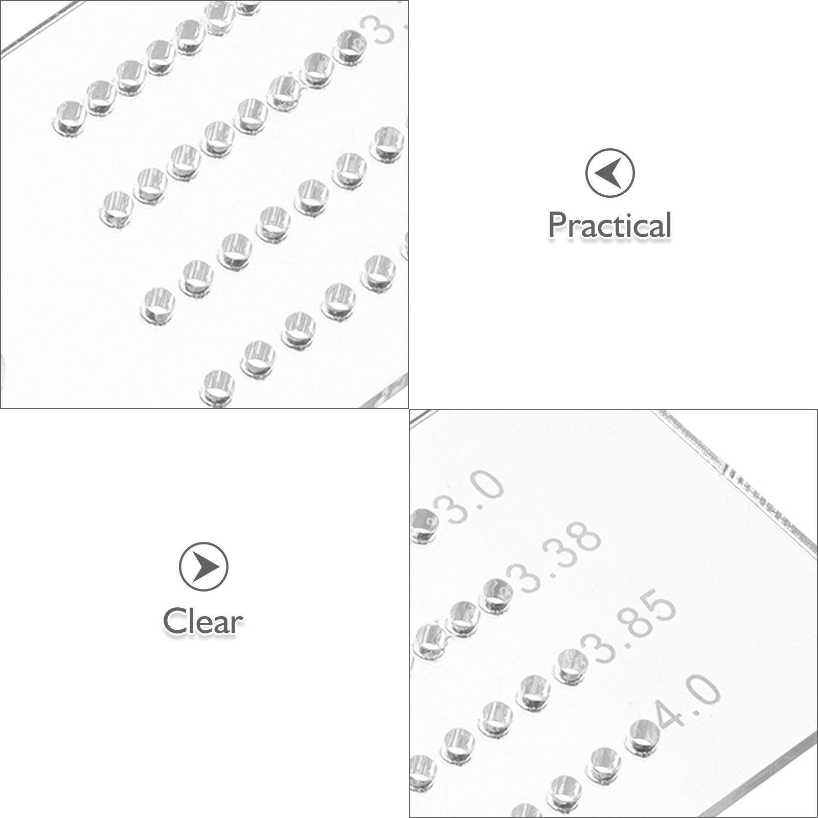 2 Pezzi Guida per Foratura, Ri - Leatherwork Ruler recensione e prezzo