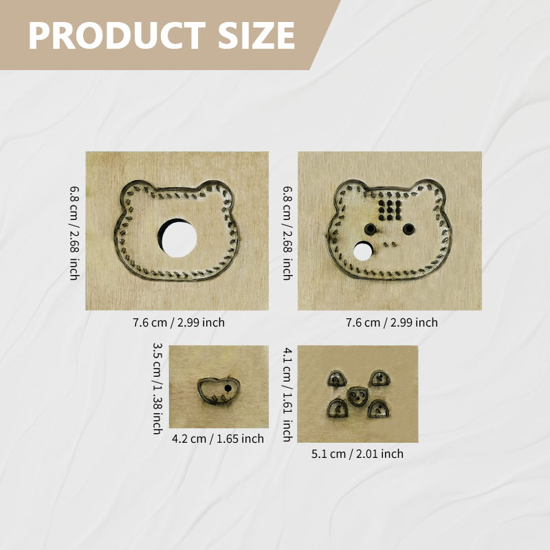 Set di quattro stampi in pelle - Leatherwork Templates recensione e prezzo