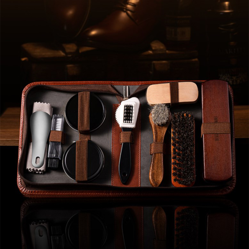 Set di spazzole per scarpe Hor - Leatherwork Kit recensione e prezzo