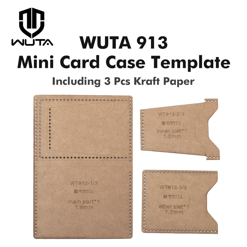 WUTA 913 Mini Card Case modell - Leatherwork Kit recensione e prezzo
