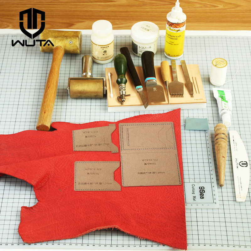 WUTA 913 Mini Card Case modell - Leatherwork Kit recensione e prezzo