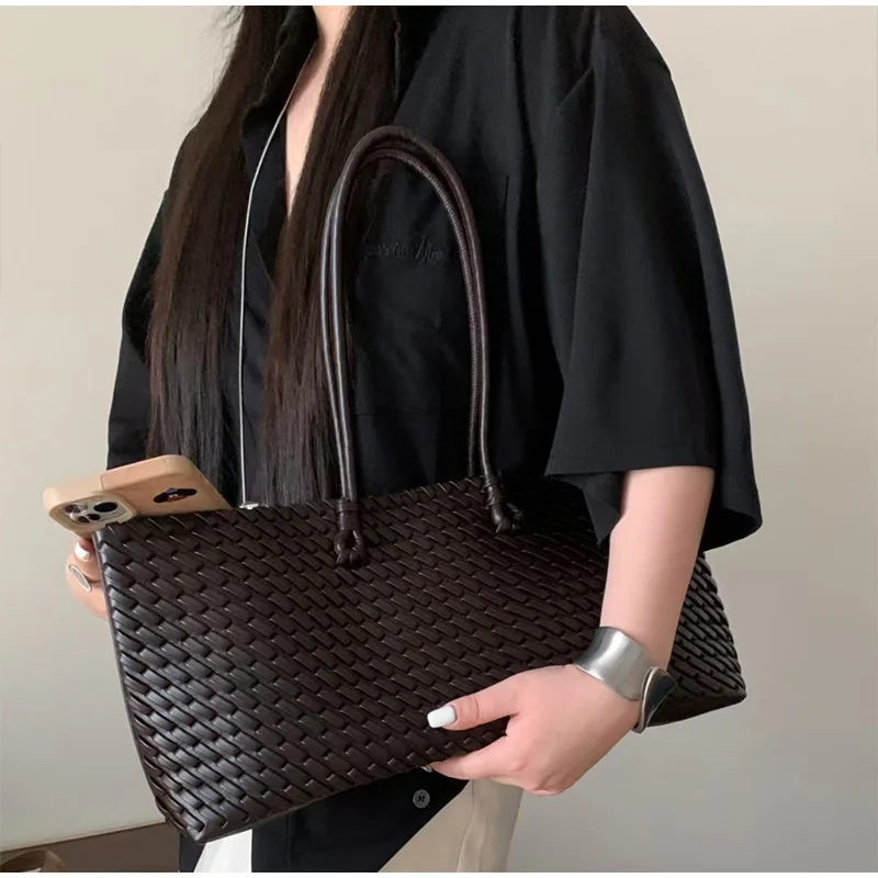 Borsa tote di lusso in PU intr - Leather Work Handbag recensione e prezzo