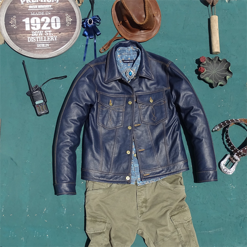   Giacca in Vera Pelle Knight, - Leather Work Jeans recensione e prezzo