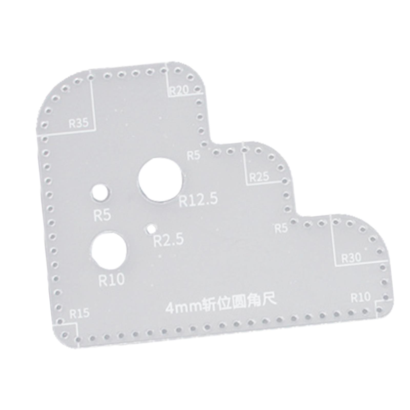 Modello in Acrilico per Lavori - Leatherwork Ruler recensione e prezzo
