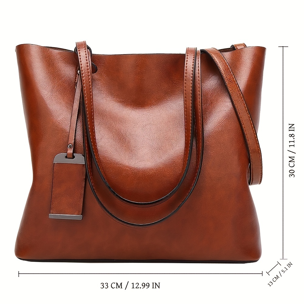 Borsa a tracolla da donna in p - Leather Work Handbag recensione e prezzo