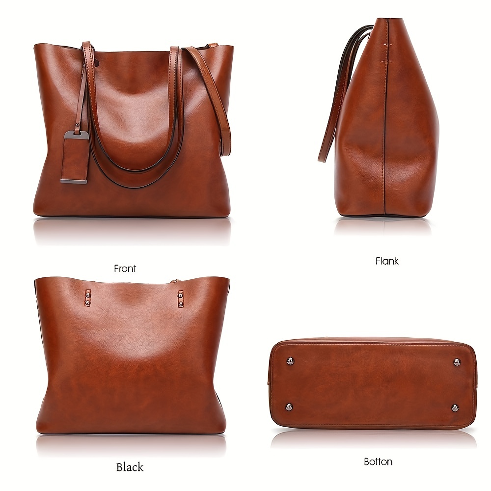 Borsa a tracolla da donna in p - Leather Work Handbag recensione e prezzo
