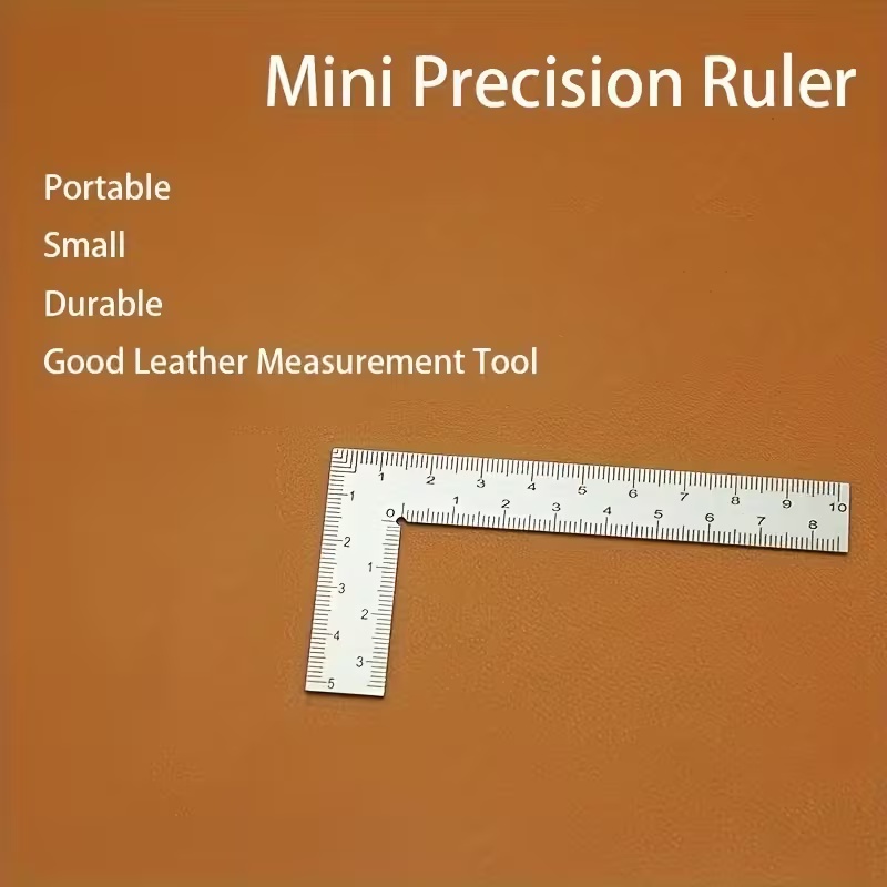 Mini Righello a L in Acciaio I - Leatherwork Ruler recensione e prezzo