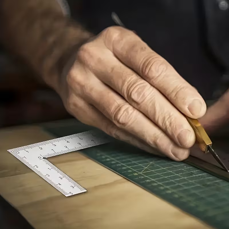 Mini Righello a L in Acciaio I - Leatherwork Ruler recensione e prezzo